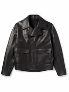 Stòffa - Plongé Leather Jacket - Brown