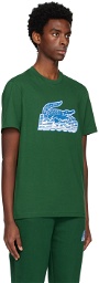 Lacoste Green Printed T-Shirt
