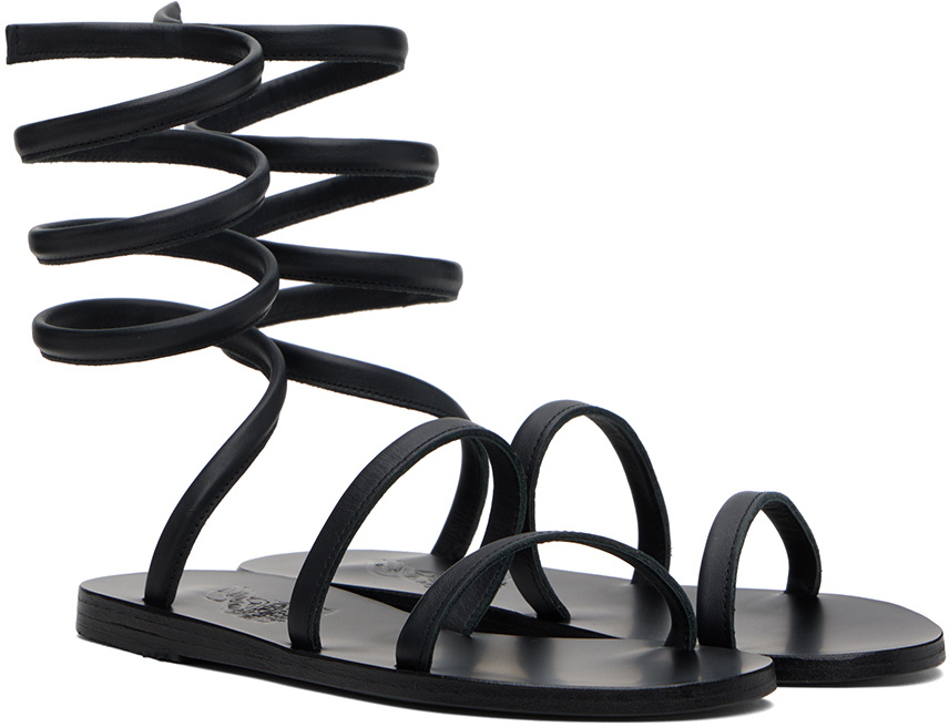 Ancient Greek Sandals Black Ofis Sandals