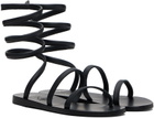 Ancient Greek Sandals Black Ofis Sandals