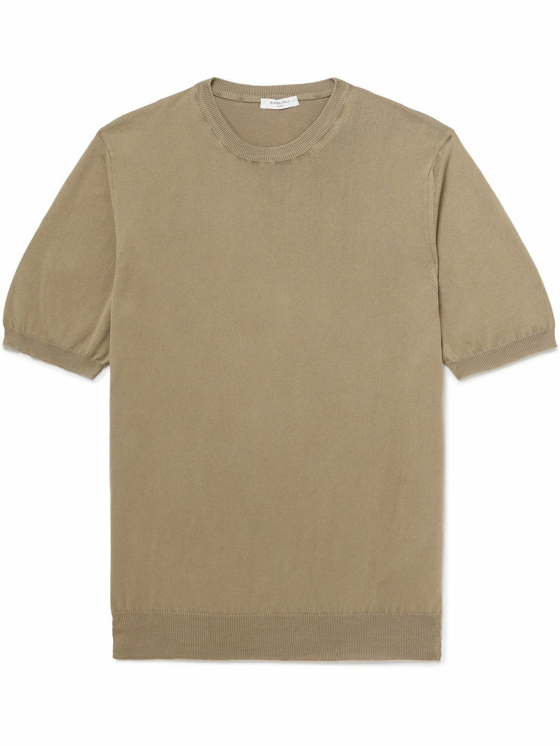 Boglioli - Garment-Dyed Cotton T-Shirt - Brown
