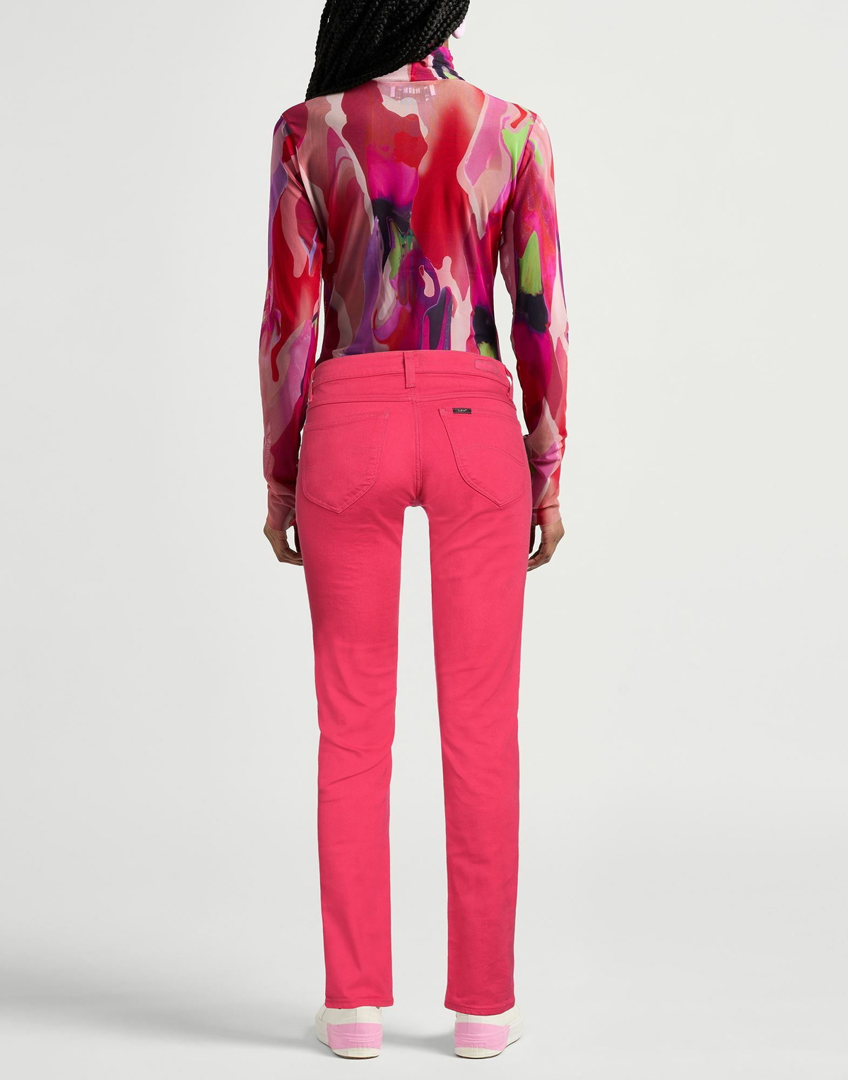 Lee Womens Jeans Fuchsia