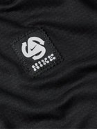 Nike Running - Wild Run Element Recycled Dri-FIT Mesh and Jersey Half-Zip Top - Black
