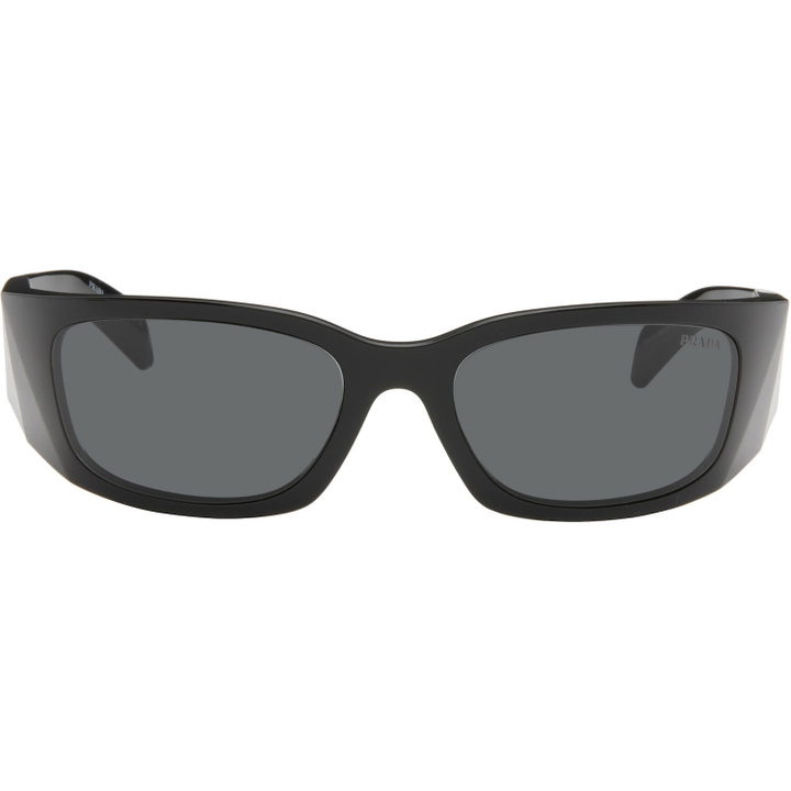 Photo: Prada Eyewear Black 'Prada Symbole' Sunglasses