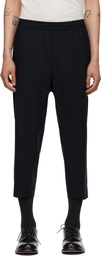 Cornerstone Navy Wool Slim Trousers