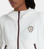 Brunello Cucinelli Cotton-blend piqué hoodie