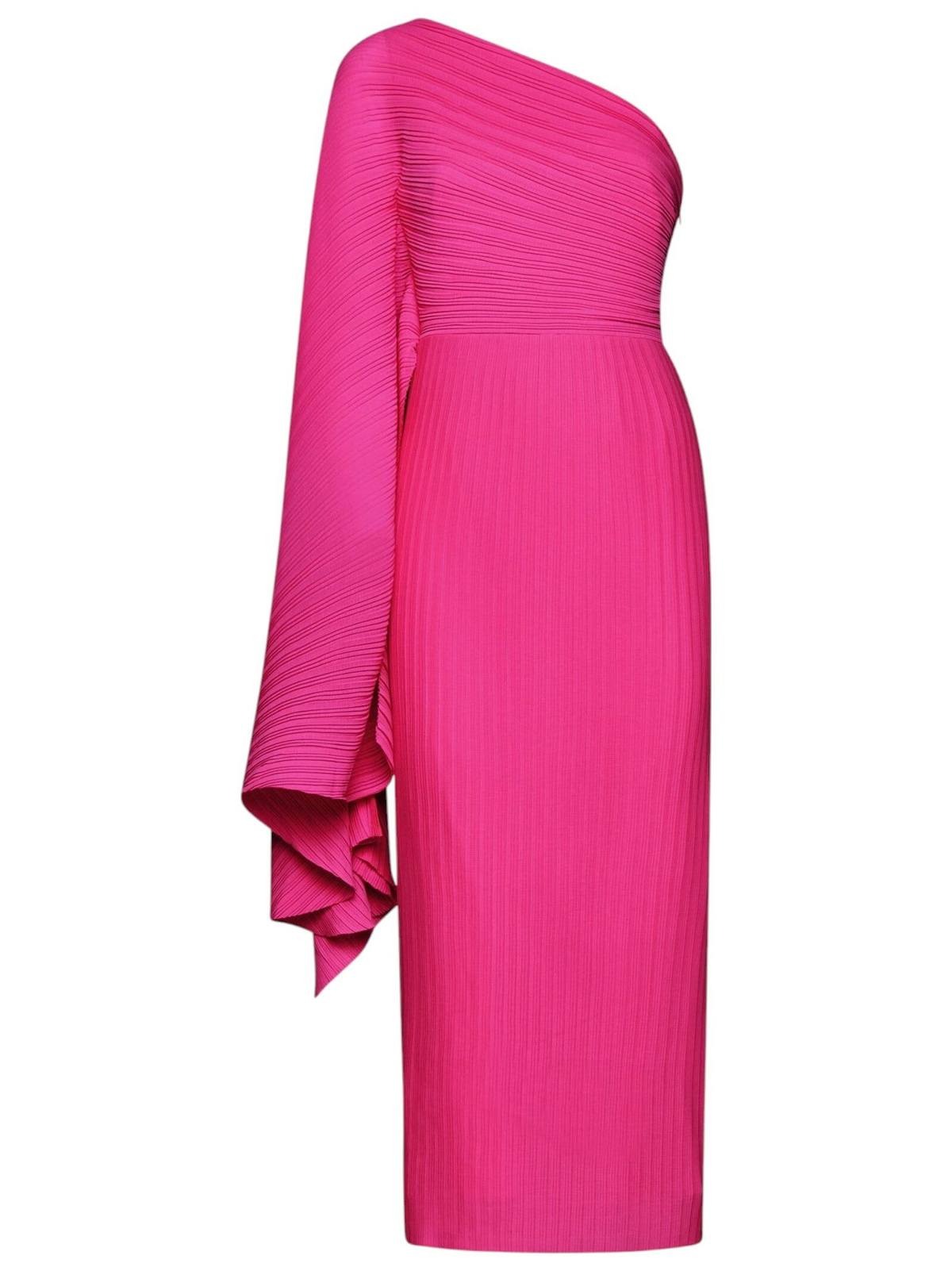 Solace London Severny pleated layered midi dress Solace London