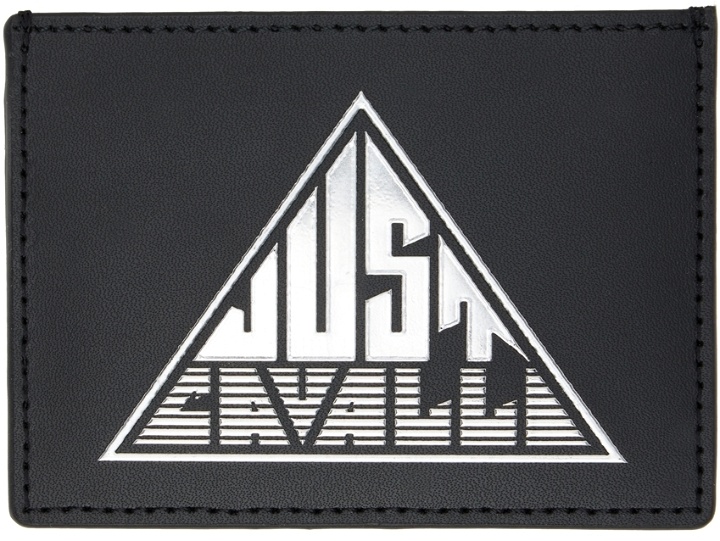 Photo: Just Cavalli Black Calfskin Card Holder