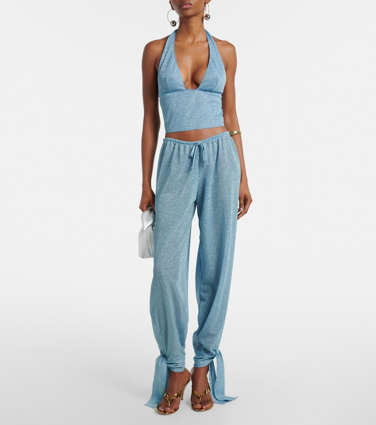 Oséree Lumière halterneck top