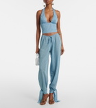 Oséree Lumière halterneck top