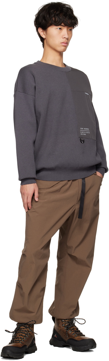 Izzue Gray Pocket Sweatshirt