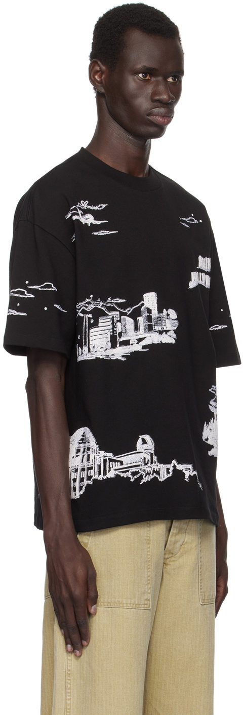 AMIRI Black LA Landmark T-shirt Amiri