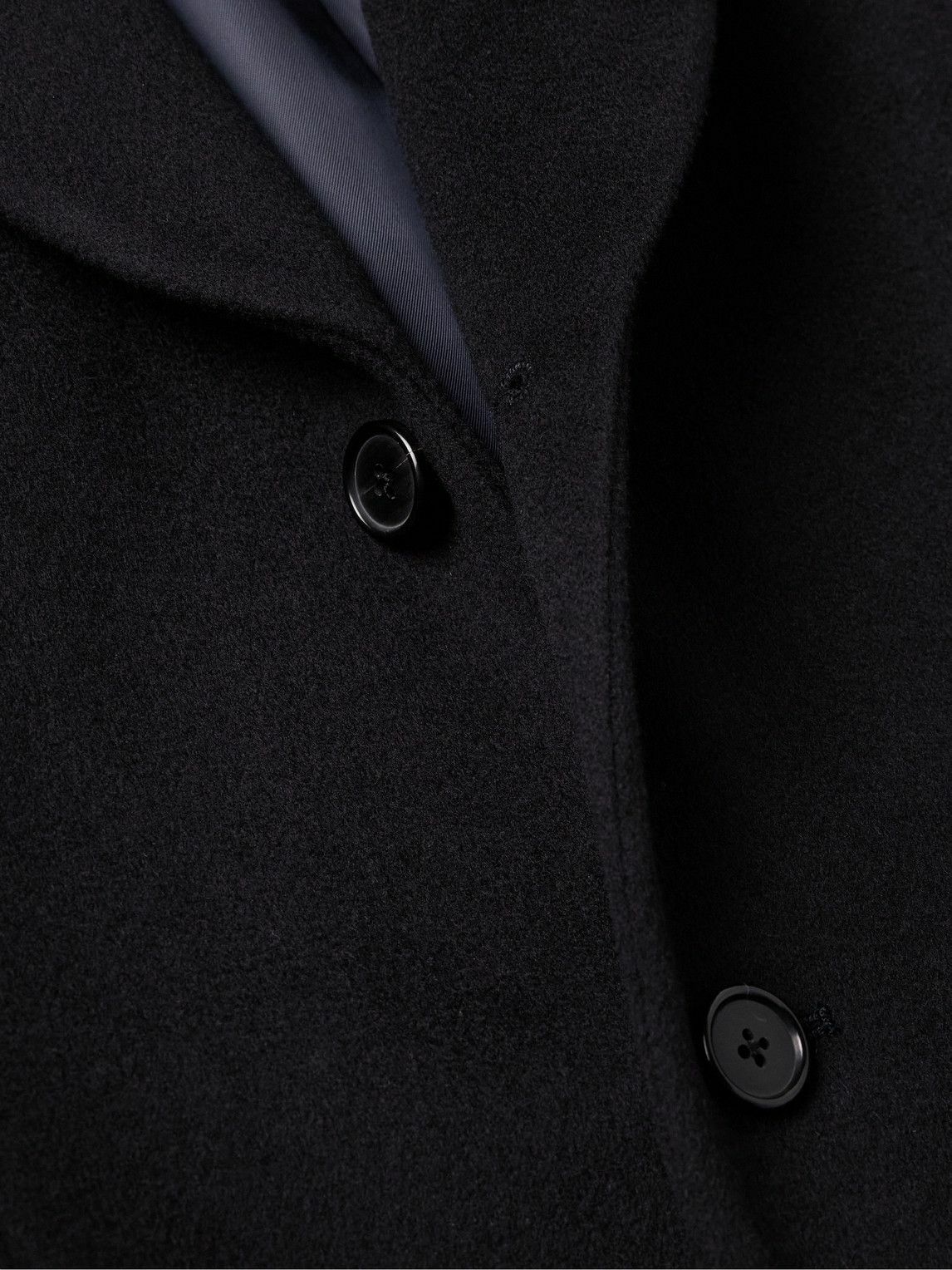 Paul Smith - Slim-Fit Wool and Cashmere-Blend Felt Coat - Black