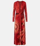 Johanna Ortiz Printed midi dress