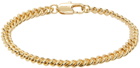 Laura Lombardi Gold Curb Chain Bracelet