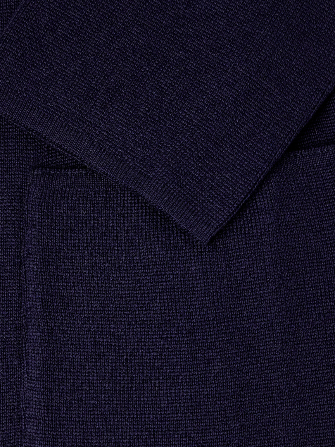 Lardini - Knitted Virgin Wool Blazer - Blue