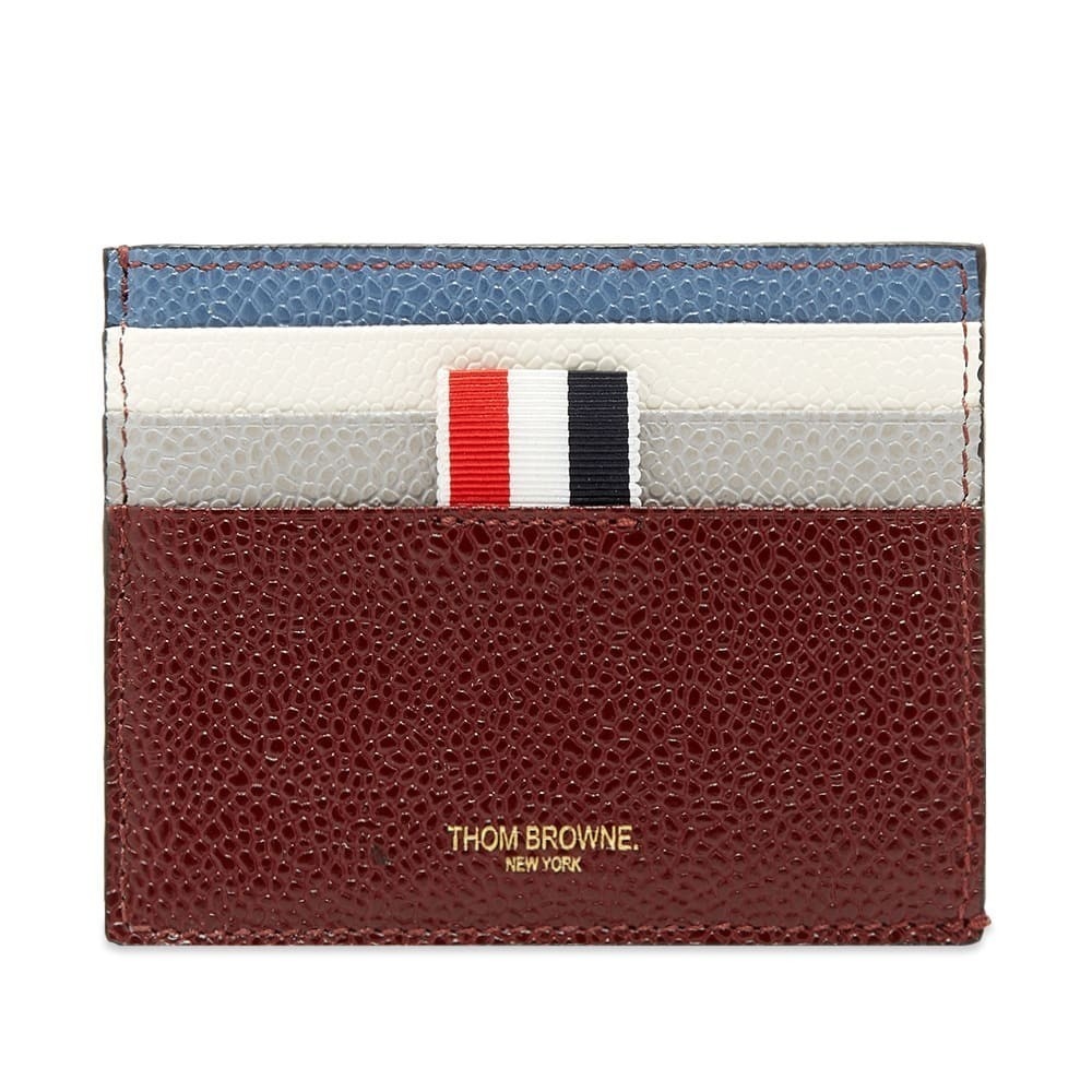 Photo: Thom Browne Funmix Pebble Grain Double Sided Card Holder