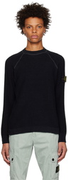 Stone Island Black Patch Crewneck