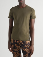 TOM FORD - Stretch-Cotton Jersey T-Shirt - Green