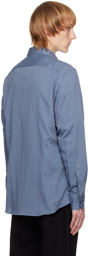 ZEGNA Blue Cashco Shirt