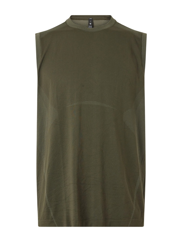 Photo: Lululemon - Metal Vent Recycled-Jersey Top - Green