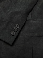 Husbands - Linen Suit Jacket - Black