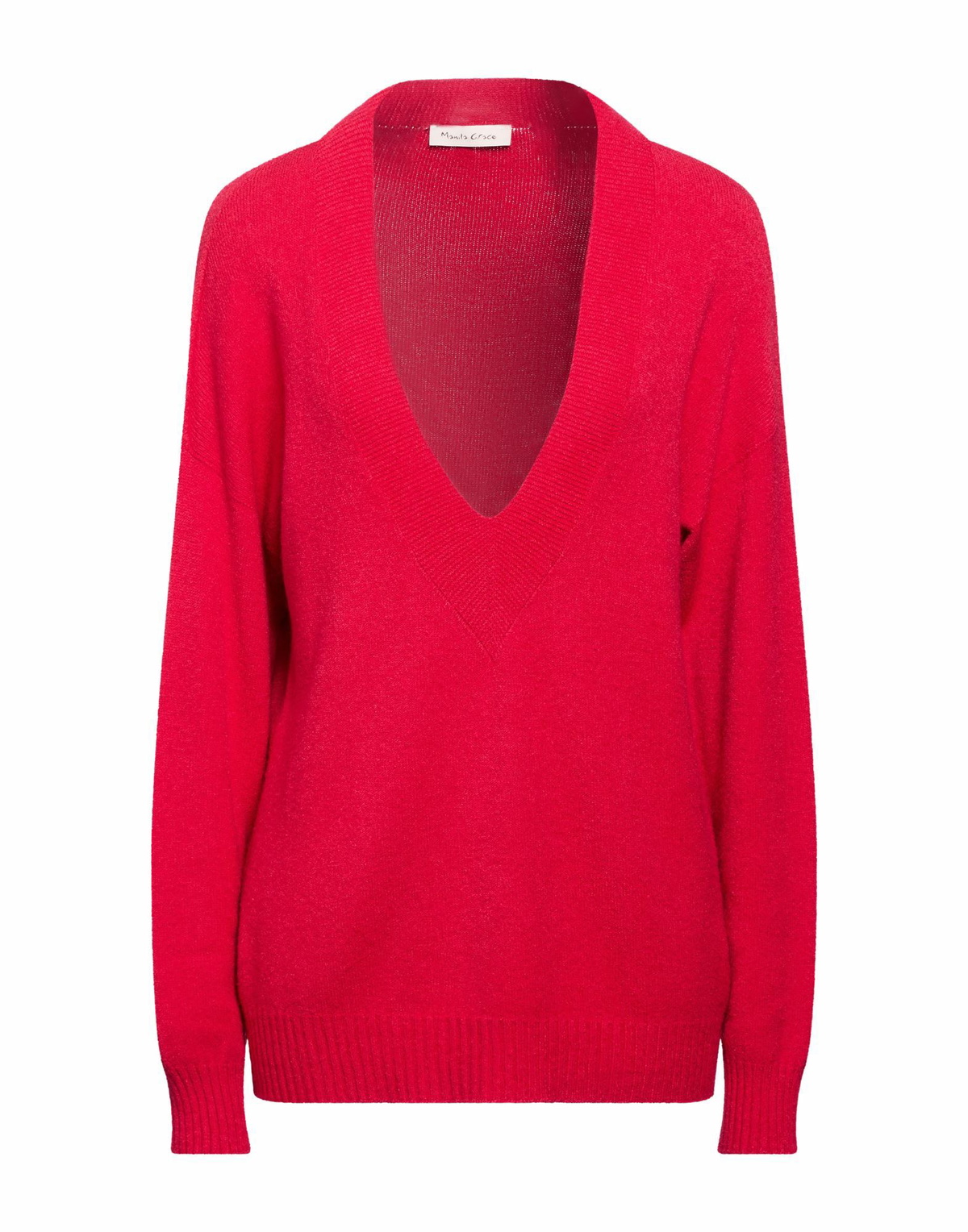 Manila Grace Womens Sweater in Magenta