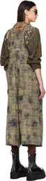 R13 Khaki Jumbo Overalls