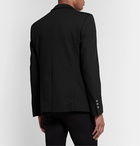 Balmain - Black Slim-Fit Woven Blazer - Black