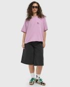 American Vintage ATUBAY Purple Womens Shortsleefe