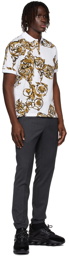 Versace Jeans Couture White Garland Polo Shirt