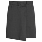 mfpen Women's Reworked Skirt in Dark Grey Tropical Wool