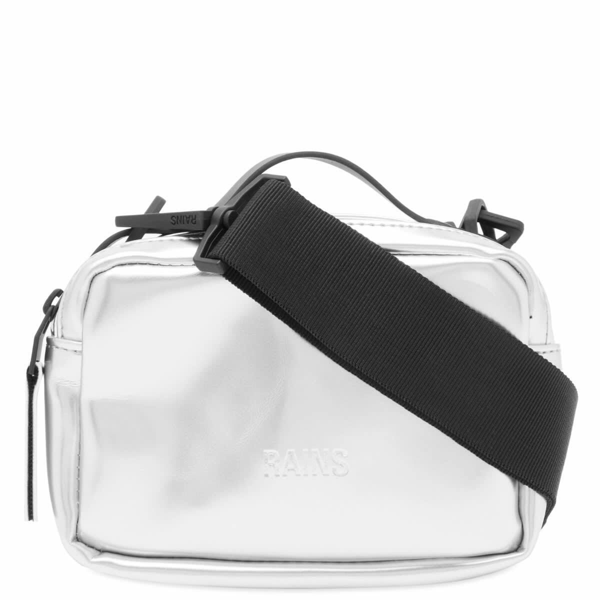 バッグ・カバンその他 RAINS Woman Mini bag Silver 15600 101 Rains Women's Micro Box Bag in Mirror Rains