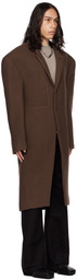 Rick Owens Brown Jumbo Tatlin Coat