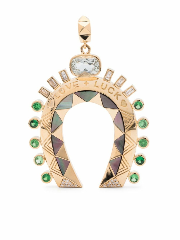 Photo: Harwell Godfrey 18K Yellow Gold Horseshoe Pendant