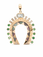 Harwell Godfrey 18K Yellow Gold Horseshoe Pendant