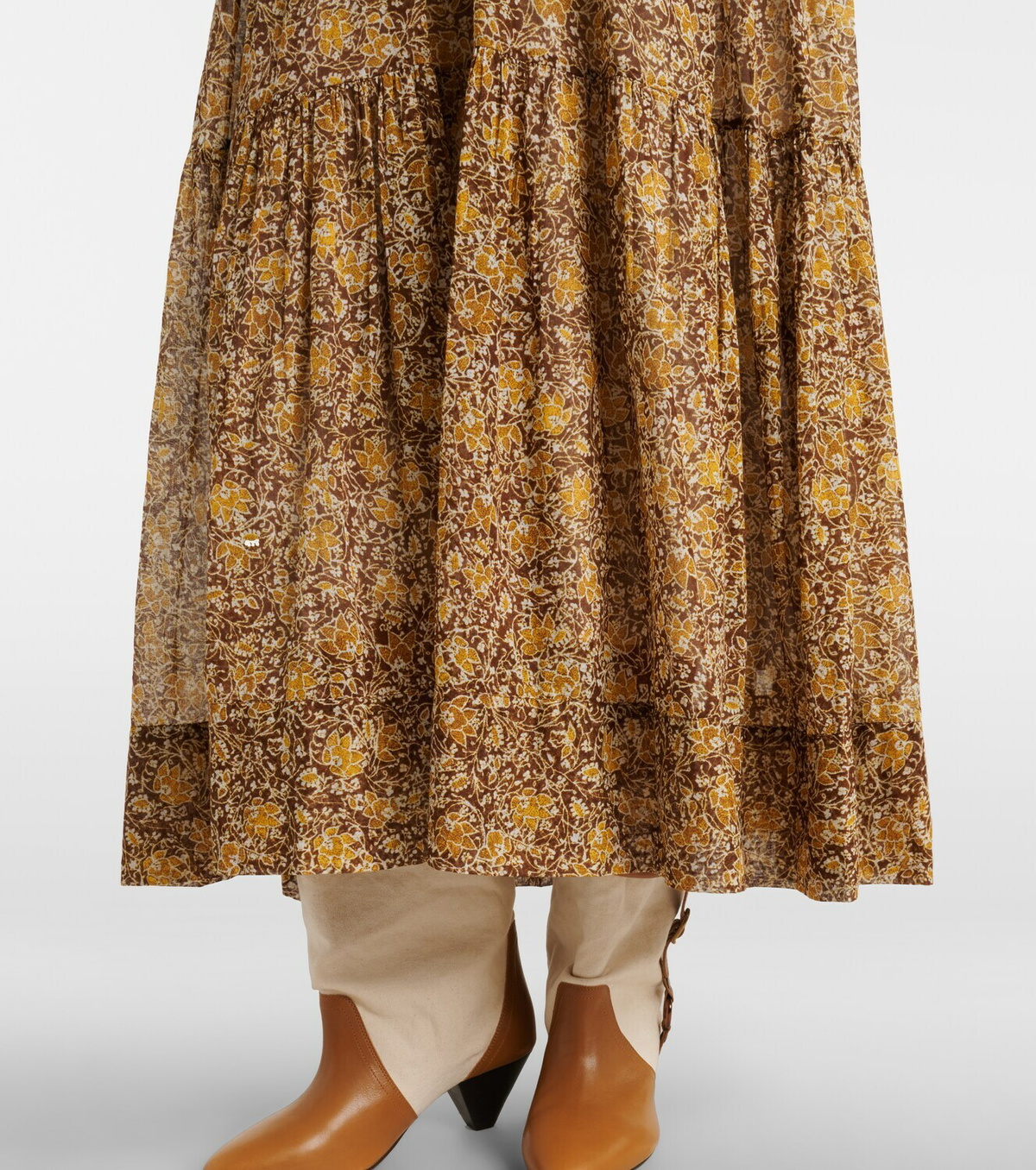 Marant Etoile Sabba floral cotton maxi dress