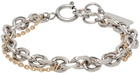 Justine Clenquet Silver & Gold Dana Bracelet