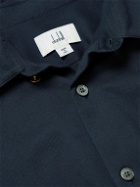 Dunhill - Cotton-Piqué Shirt - Blue