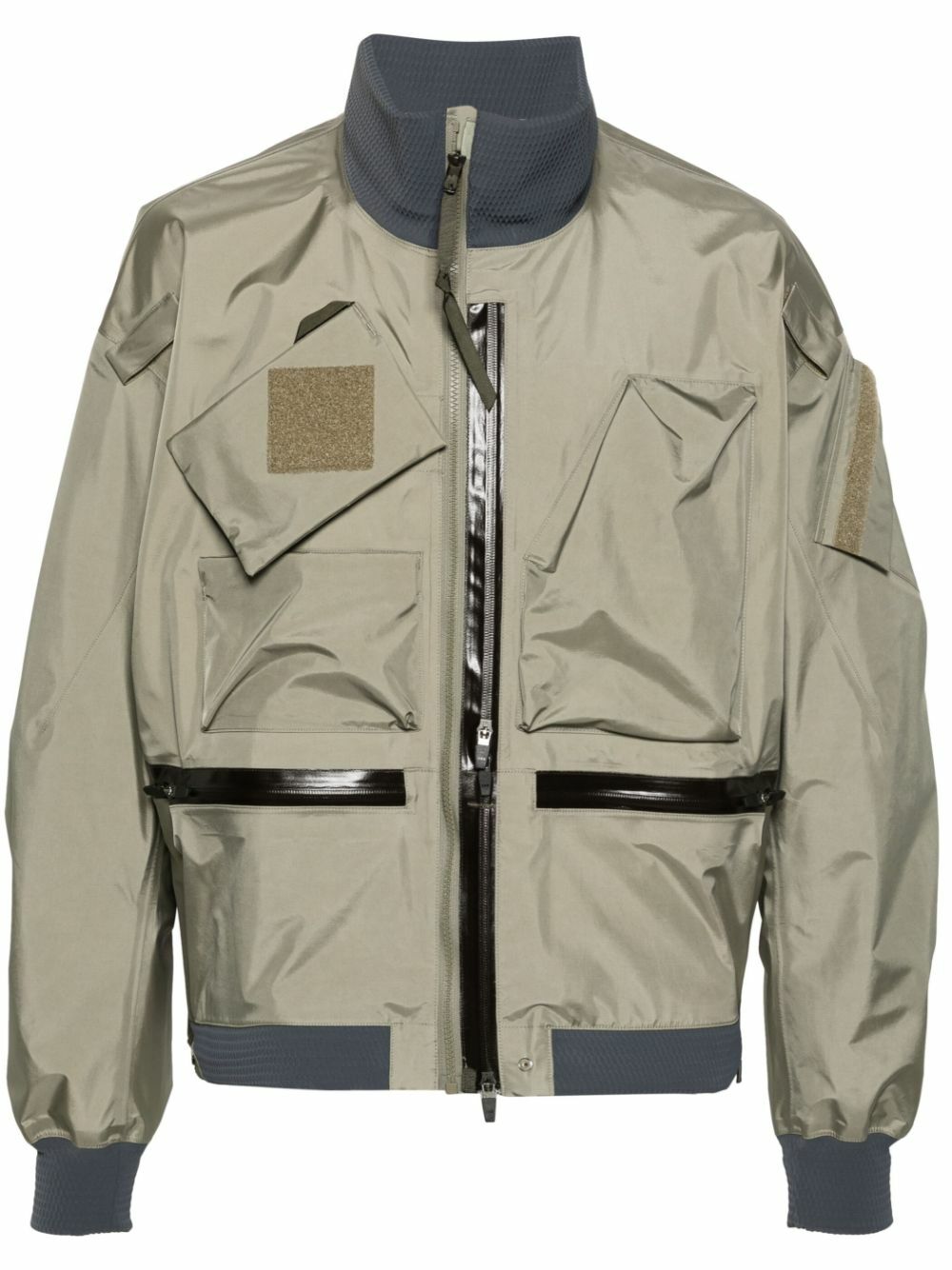 ACRONYM Green Zip-Pocket Bomber Jacket Acronym