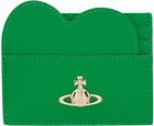 Vivienne Westwood Green Heart Card Holder