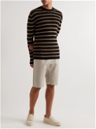 Barena - Agro Maestra Straight-Leg Stretch Cotton and Linen-Blend Shorts - Neutrals