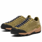 Diemme Men's Movida Low Hiking Shoe in Green Moss Suede