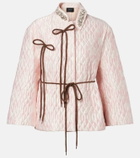 Simone Rocha Embellished quilted jacket