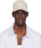 JACQUEMUS Beige 'The Atelier' Baseball Cap