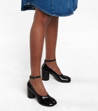 Maison Margiela - Tabi leather Mary Jane pumps
