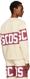 GCDS Off-White Band Sweatshirt