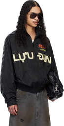 LU'U DAN Black Windbreaker L-D Jacket