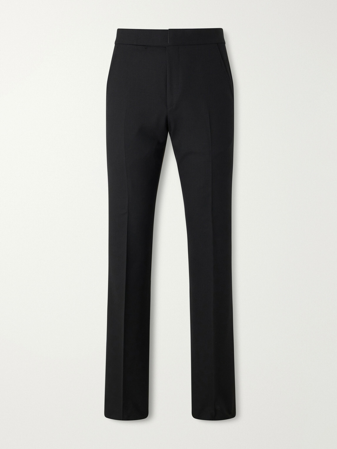 TOM FORD - Slim-Leg Wool-Twill Trousers - Black