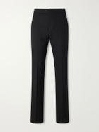 TOM FORD - Slim-Leg Wool-Twill Trousers - Black